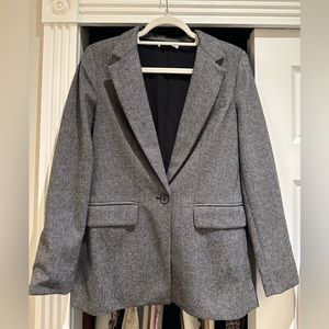 Reformation Herringbone Blazer